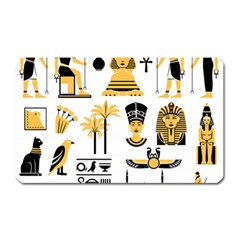 Egypt Symbols Decorative Icons Set Magnet (rectangular) by Wegoenart