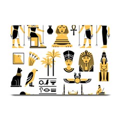 Egypt Symbols Decorative Icons Set Plate Mats by Wegoenart