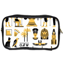 Egypt Symbols Decorative Icons Set Toiletries Bag (one Side) by Wegoenart