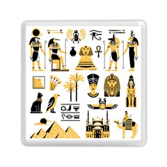 Egypt Symbols Decorative Icons Set Memory Card Reader (square) by Wegoenart