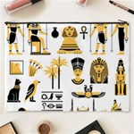 Egypt Symbols Decorative Icons Set Cosmetic Bag (XXXL) Back