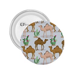 Camels Cactus Desert Pattern 2 25  Buttons by Wegoenart