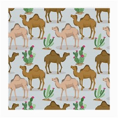 Camels Cactus Desert Pattern Medium Glasses Cloth by Wegoenart