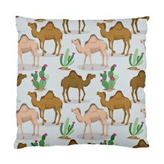 Camels Cactus Desert Pattern Standard Cushion Case (two Sides) by Wegoenart