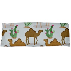 Camels Cactus Desert Pattern Body Pillow Case (dakimakura) by Wegoenart