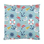 Nautical Marine Symbols Seamless Pattern Standard Cushion Case (Two Sides) Front