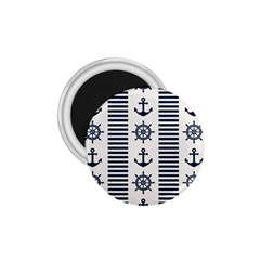 Nautical Seamless Pattern Vector Illustration 1 75  Magnets by Wegoenart