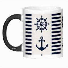 Nautical Seamless Pattern Vector Illustration Morph Mugs by Wegoenart