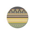 Seamless Pattern Egyptian Ornament With Lotus Flower Magnet 3  (Round) Front