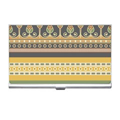 Seamless Pattern Egyptian Ornament With Lotus Flower Business Card Holder