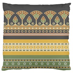 Seamless Pattern Egyptian Ornament With Lotus Flower Standard Flano Cushion Case (one Side) by Wegoenart