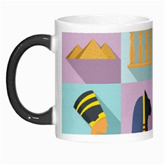 Egypt Icons Set Flat Style Morph Mugs by Wegoenart