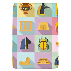 Egypt Icons Set Flat Style Removable Flap Cover (s) by Wegoenart