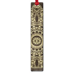 Hamsa Hand Drawn Symbol With Flower Decorative Pattern Large Book Marks by Wegoenart