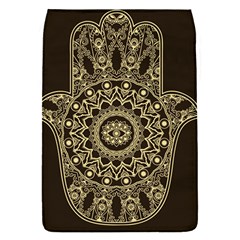 Hamsa Hand Drawn Symbol With Flower Decorative Pattern Removable Flap Cover (s) by Wegoenart