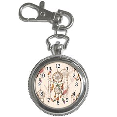 Coloured Dreamcatcher Background Key Chain Watches by Wegoenart