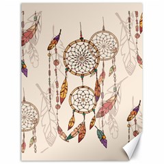 Coloured Dreamcatcher Background Canvas 18  X 24  by Wegoenart