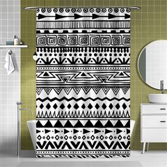 Boho Style Pattern Shower Curtain 48  X 72  (small)  by Wegoenart