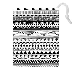 Boho Style Pattern Drawstring Pouch (4xl)