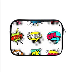 Set Colorful Comic Speech Bubbles Apple Macbook Pro 15  Zipper Case by Wegoenart