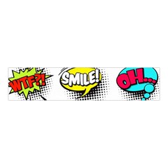 Set Colorful Comic Speech Bubbles Velvet Scrunchie by Wegoenart