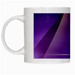 Egyptian Pyramids Night Landscape Cartoon White Mugs Left