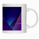 Egyptian Pyramids Night Landscape Cartoon White Mugs Right