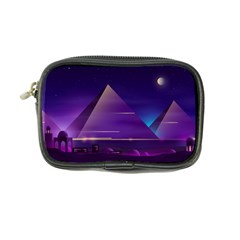 Egyptian Pyramids Night Landscape Cartoon Coin Purse