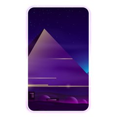 Egyptian Pyramids Night Landscape Cartoon Memory Card Reader (Rectangular)