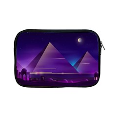 Egyptian Pyramids Night Landscape Cartoon Apple Ipad Mini Zipper Cases by Wegoenart