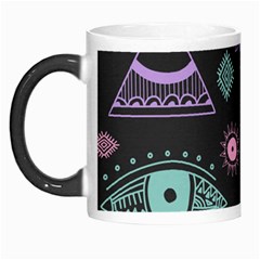 Vintage Seamless Pattern With Tribal Art African Style Drawing Morph Mugs by Wegoenart