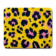 Leopard Print Seamless Pattern Large Mousepads by Wegoenart