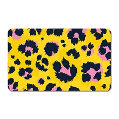 Leopard Print Seamless Pattern Magnet (Rectangular)