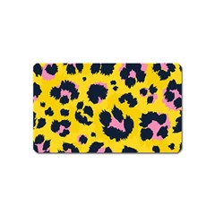 Leopard Print Seamless Pattern Magnet (Name Card)