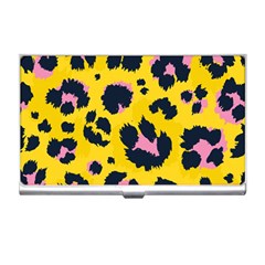 Leopard Print Seamless Pattern Business Card Holder