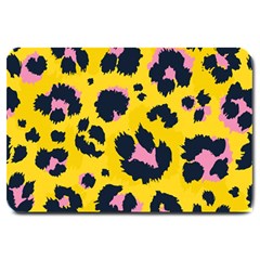 Leopard Print Seamless Pattern Large Doormat 