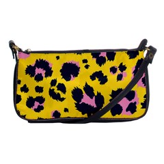 Leopard Print Seamless Pattern Shoulder Clutch Bag