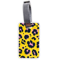 Leopard Print Seamless Pattern Luggage Tag (one side)