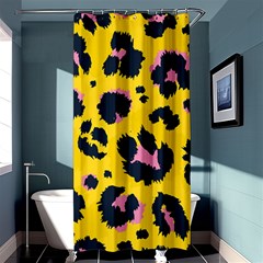 Leopard Print Seamless Pattern Shower Curtain 36  x 72  (Stall) 