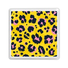 Leopard Print Seamless Pattern Memory Card Reader (Square)