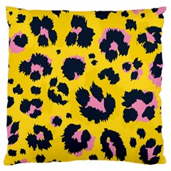 Leopard Print Seamless Pattern Large Cushion Case (Two Sides)