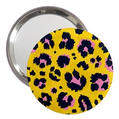 Leopard Print Seamless Pattern 3  Handbag Mirrors