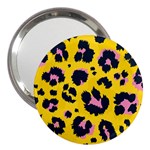 Leopard Print Seamless Pattern 3  Handbag Mirrors Front