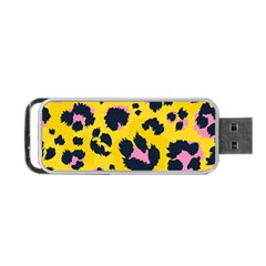 Leopard Print Seamless Pattern Portable USB Flash (Two Sides)