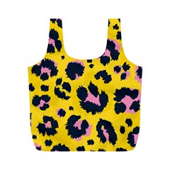 Leopard Print Seamless Pattern Full Print Recycle Bag (M)