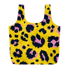 Leopard Print Seamless Pattern Full Print Recycle Bag (L)