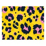 Leopard Print Seamless Pattern Double Sided Flano Blanket (Large)  80 x60  Blanket Front