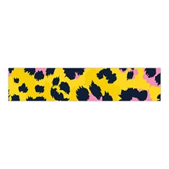 Leopard Print Seamless Pattern Velvet Scrunchie