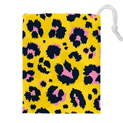 Leopard Print Seamless Pattern Drawstring Pouch (4XL)