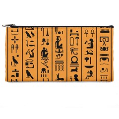 Egyptian Hieroglyphs Ancient Egypt Letters Papyrus Background Vector Old Egyptian Hieroglyph Writing Pencil Cases by Wegoenart